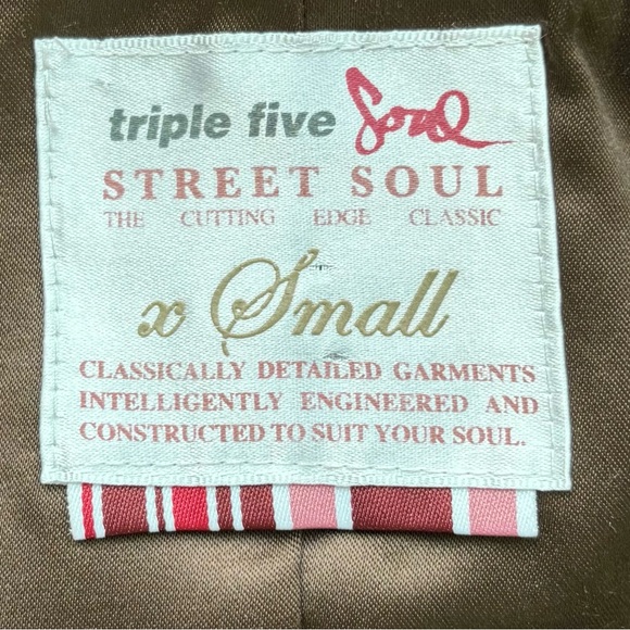 Triple Five Soul Wool Plaid Belted Blazer Vintage Y2K - Picture 9 of 13